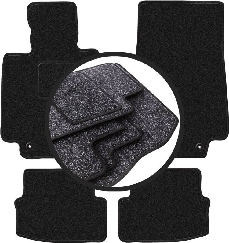 ANTHRA Autofußmatten für: Mercedes C W205 Cabrio, Coupé (2015-)