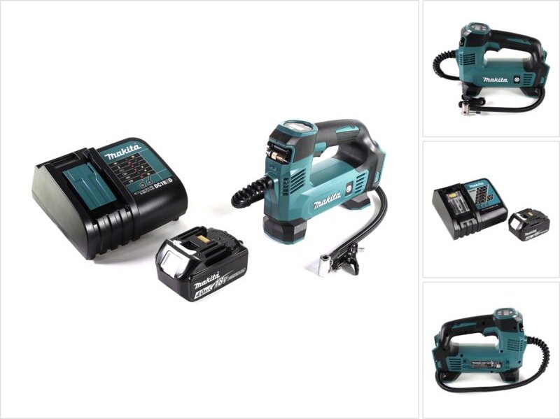 Makita DMP 180 RM1 Akku Kompressor 18 V 8,3 bar + 1x Akku 4,0 Ah + Ladegerät