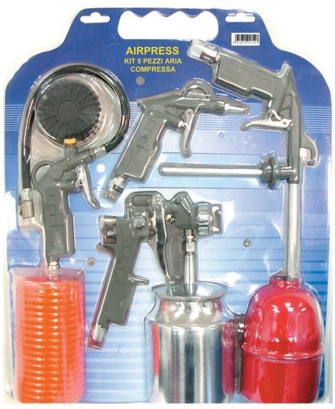 Zubehörset für Kompressor mod.airpress 5-teilig - Wohnzimmer
