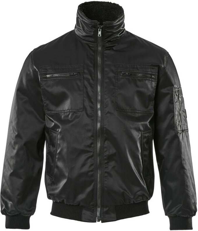 Mascot Pilotenjacke Alaska mit Kunstplezfutter Schwarz XL