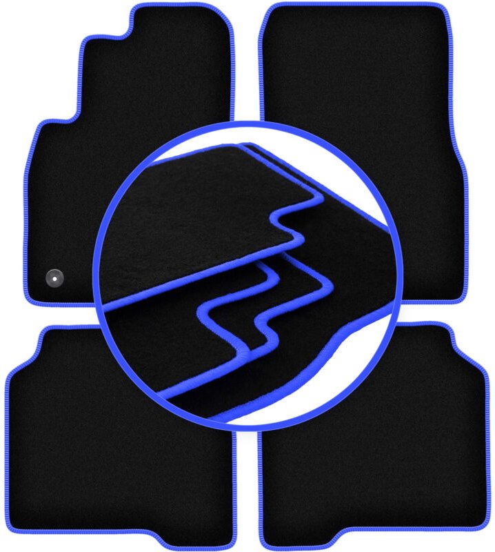 CARLUX-BLUE Autofußmatten für: Hyundai Terracan SUV (2001-2006)