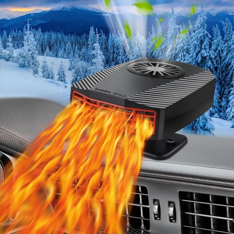 Thumbnail - Tragbare Autoheizung, Auto-Entfroster, 12 v, 150 w, schnelles Aufheizen, 2-in-1-Entfroster, Heiz- und Kühlventilator für...