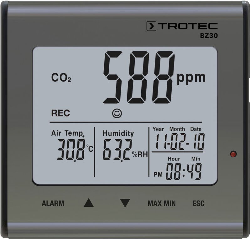 CO2-Luftqualitätsdatenlogger BZ30 - Trotec