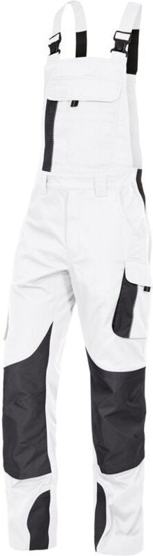 Arbeitslatzhose Dynamic Line dynl Gr. 48 weiß/anthrazit - Leibwächter