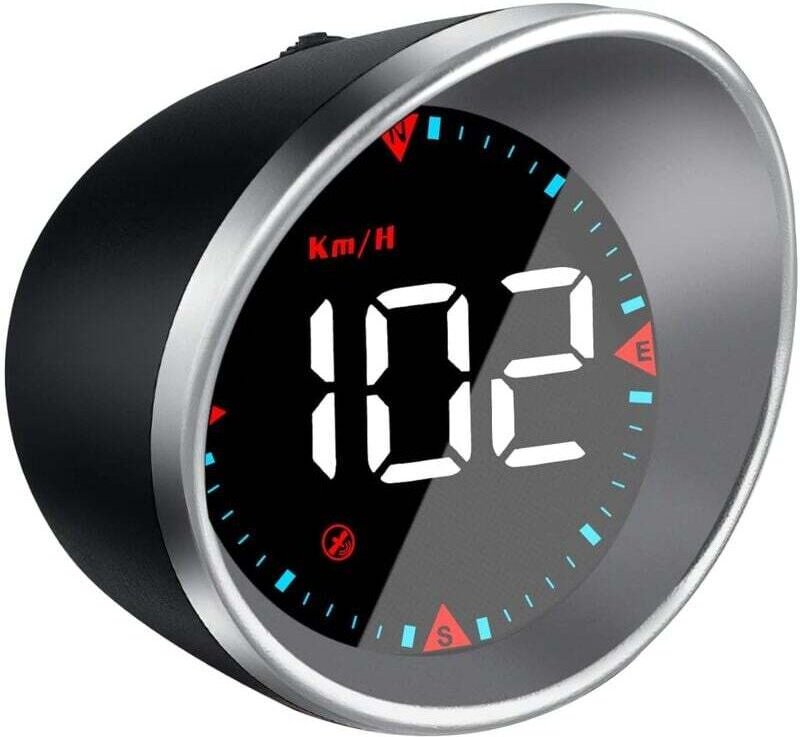 Auto-HUD-Tachometer – Universal-MPH/KM-Anzeige für die Windschutzscheibe – Digitaler Tachometer – GPS-Geschwindigkeitsde...
