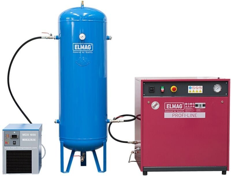 Kompressor PROFI-LINE 'SILENT' PL-S 750/10/3 D - im Paket 2