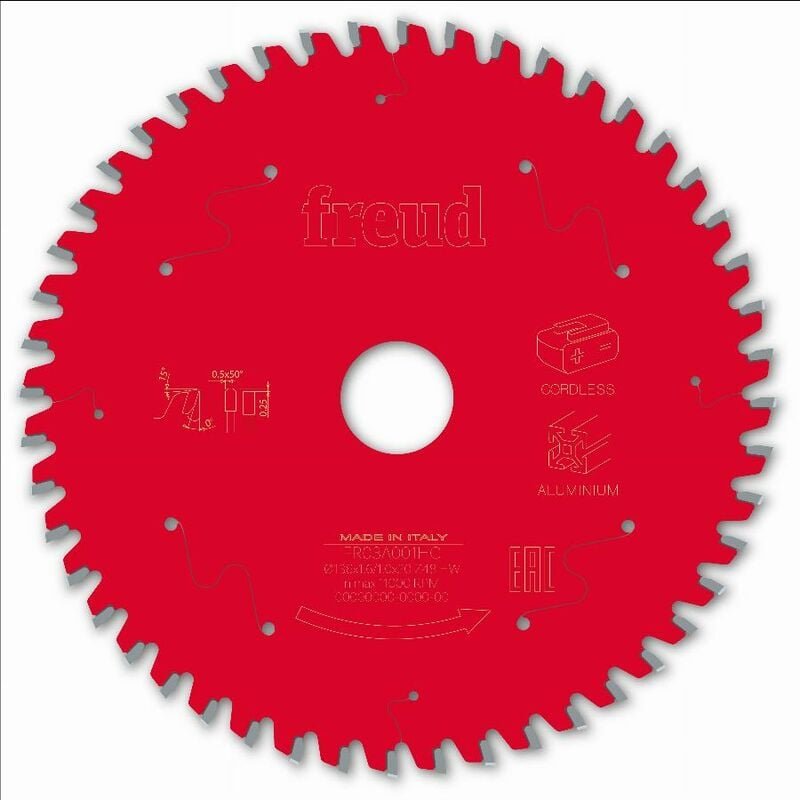 Sägeblatt für Akku-Handkreissäge Freud 136 1,6/1 AL20 Z48 tp 0° - F03FS10082 -FR03A001HC