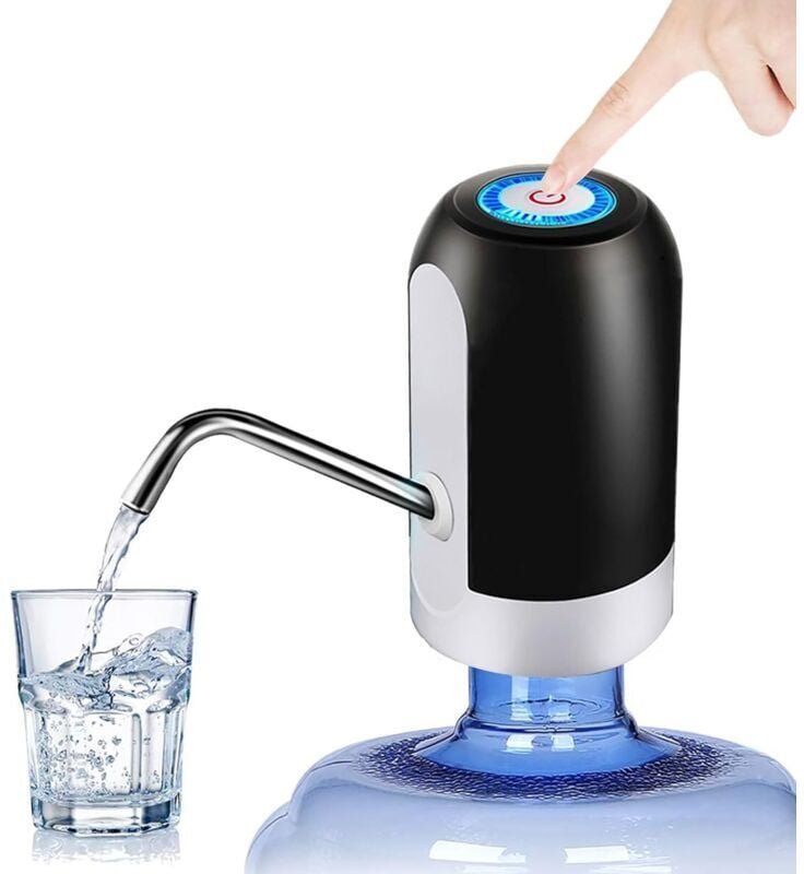 5-Gallonen-Wasserpumpe, 5-Gallonen-Wasserflaschenpumpe, USB-Aufladung, automatische Trinkwasserpumpe, tragbarer elektris...