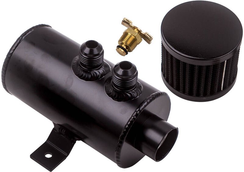 Universal Öl Catch Tank Ölsammler Ölbehälter Auffangbehälter Aluminum 10AN750-2PUniversal l Catch Tank lsammler lbehlter...