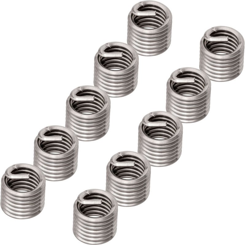 Gewindeeinsatz Edelstahl M6 x 1,0 1,5d 10 Stk - Stier