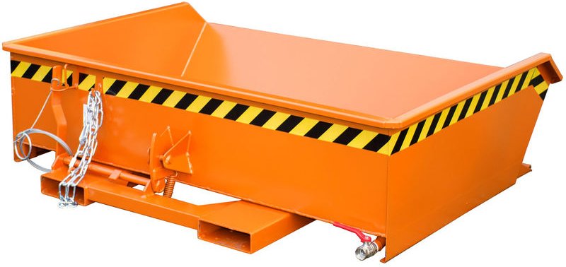 Bauer Mini-Spänebehälter SMGU 610, lackiert, Gelborange