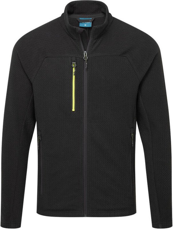 Strukturierte Fleece EV4 Schwarz XL