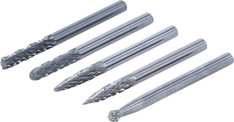 Bgs Technic - HSS-Fräser-Satz, extra kurz 5-tlg.