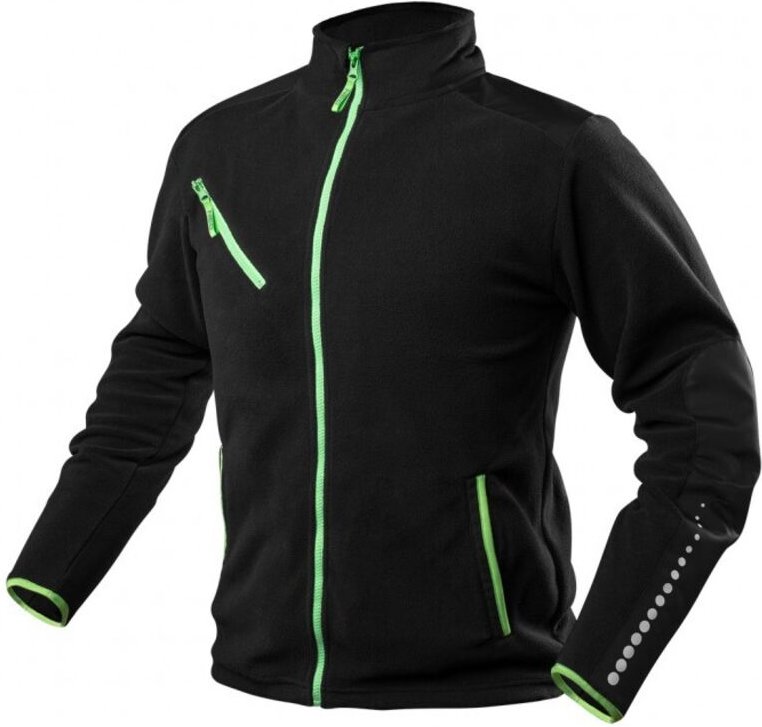 NEO TOOLS PREMIUM Cordura L Arbeitsfleece - schwarz, verstärkt