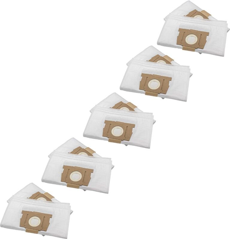 50x Staubsaugerbeutel kompatibel mit Moulinex mo 3900 - 3999 Staubsauger - Mikrovlies, 32cm x 22cm, Weiß - Vhbw