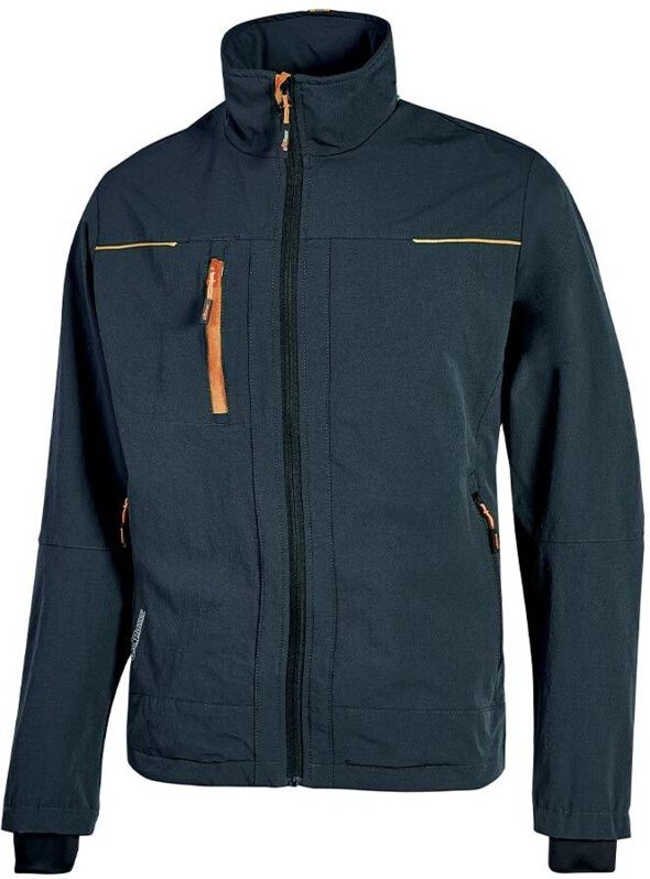 Arbeitsjacke aus Stoff PLUTON - Blau S