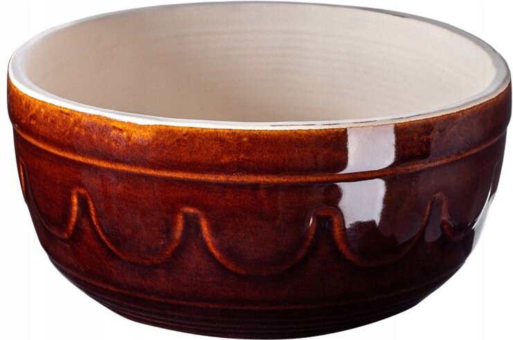 Keramiksalatschüssel, Mohnschüssel aus Keramik, Rührschüssel, 27 cm, 5L - Kadax