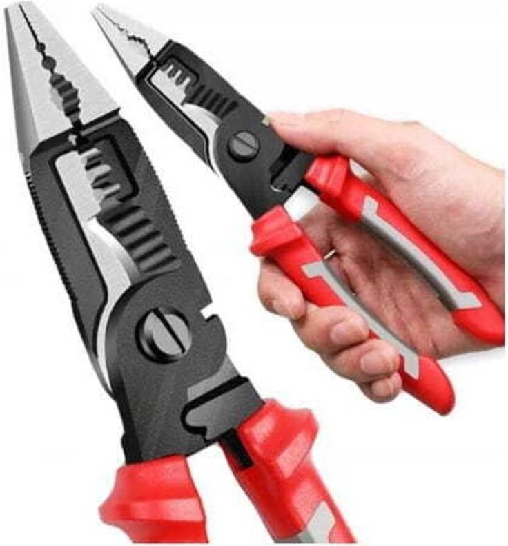 UNIVERSAL-ABISIERZANGE 210mm KOMBINATIONS-CRIMPWERKZEUG