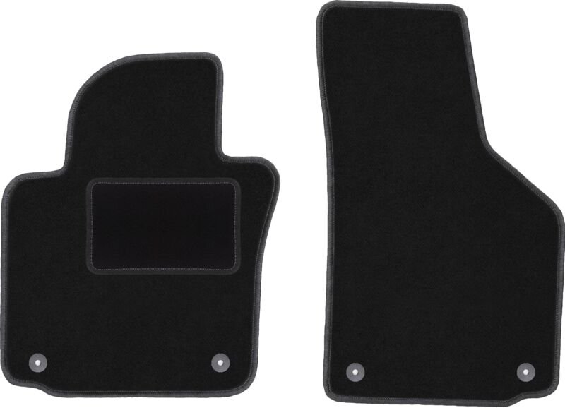 Vordere Matten schwarz für: Volkswagen Eos Cabrio (2005-2015)