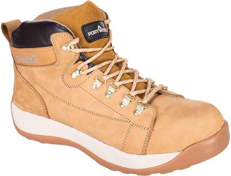 Sicherheitsschuhe hohe Steelite Nubuck SB HRO Honig 42