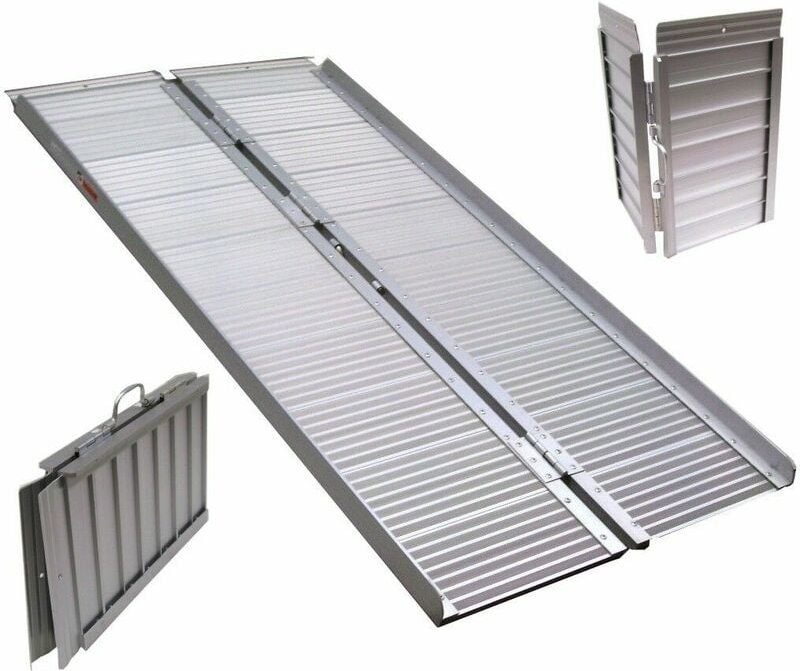 Apex - Alu Rampe Rollstuhlrampe 167 cm 270 kg 06069 klappbare Laderampe