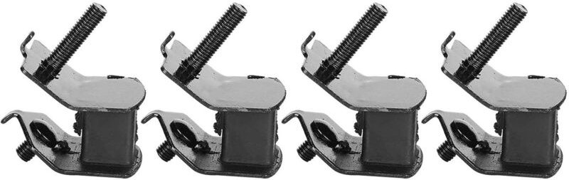 4-teilige Dämpfungsfüße für Benzingeneratoren, Eisenkissen, Antivibrationspads, Fußstütze für 168F/170F 2KW-3KW landwirt...