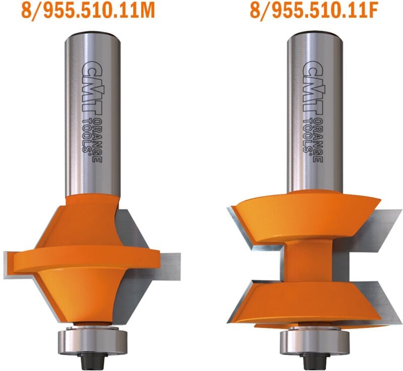 Thumbnail - 955.510.11 SET MIT 2 SPITZEN FÜR V-FUGE HW S=12 D=40x25.4x74.5 DX