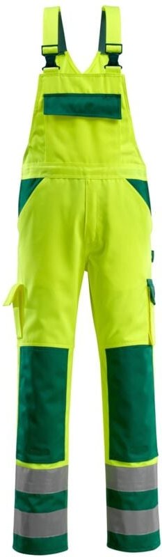 Safe compete Warnlatzhose mit Knietaschen Barras Gr. 90C66 gelb/grün - Mascot