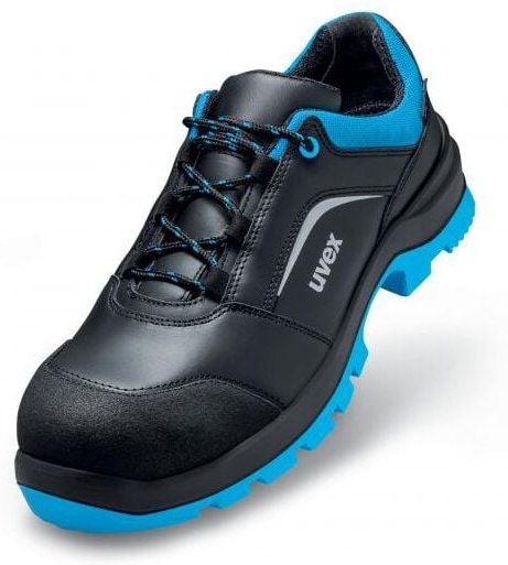 UVEX 2 xenova Sicherheits-Halbschuh Gr. 45 W11 S3L ESD SR schwarz/blau 9555.2