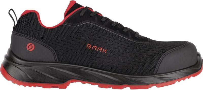 Baak - Sicherheitsschuh Pio Gr.43 W.11 schwarz/rot S1PS fo lg sr esd EN20345