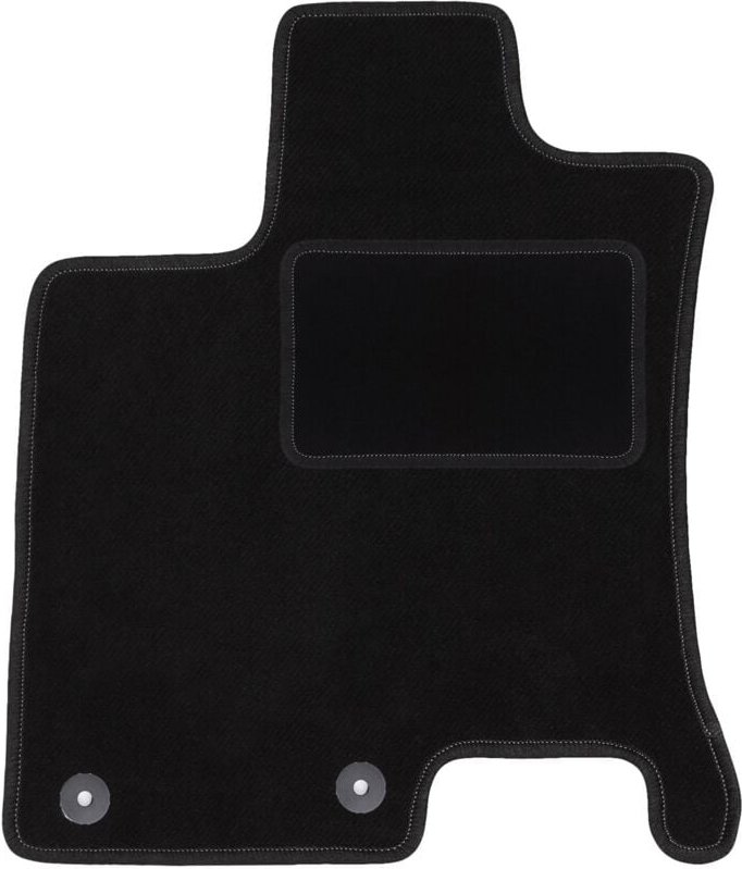 Fahrermatte schwarz für: Nissan Qashqai +2 Crossover (2008-2013)