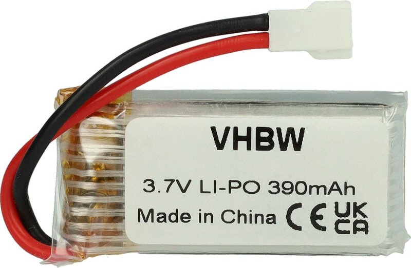 Vhbw - Akku kompatibel mit Walkera Genius cp, hm Mini CP-Z17, Mini cp, Mini Pet Drohne Multicopter Quadrocopter (390mAh,...