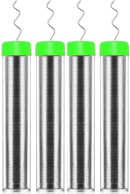 Coocheer - Stück 0,8 mm Lötzinnspule, bleifreies Lötflussmittel mit Kolophoniumkern, zum Löten für elektrische Lötkompon...