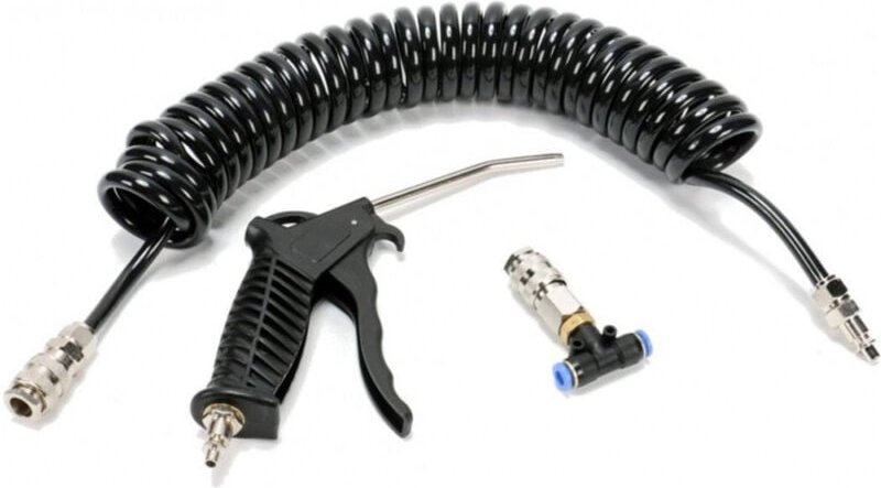 Trade Shop Traesio - Trade Shop - Blaspistolendüse für Kompressor mit Spiral-Druckluftrohr -