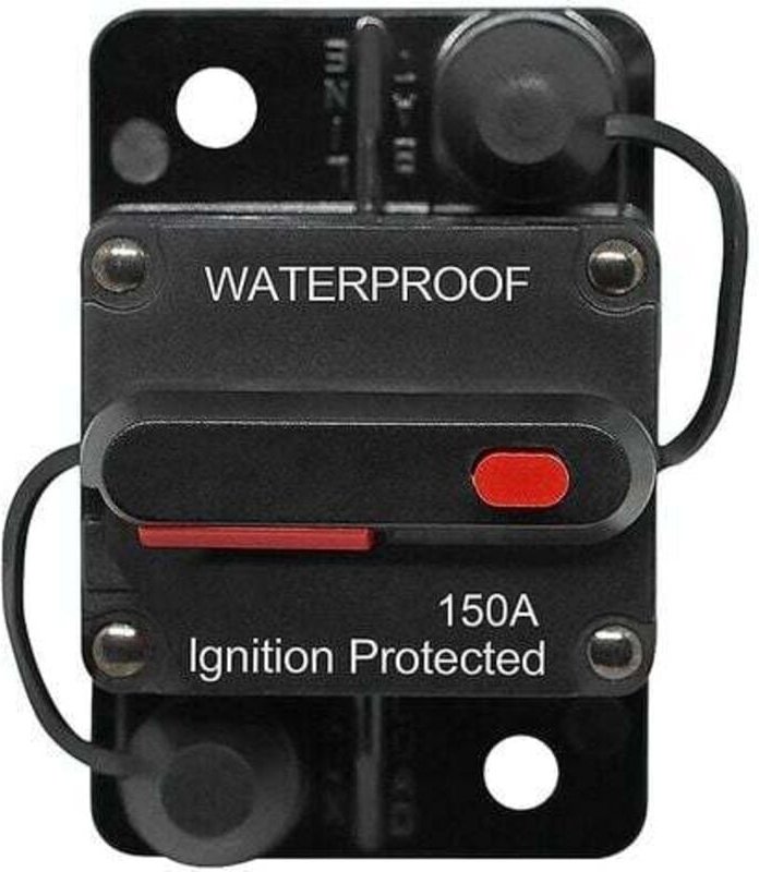 Thumbnail - Auto-Schutzschalter, 30 a – 150 a, dc 12 v – 48 v, wasserdichter Schutzschalter mit manueller Rückstellung für Motor, Au...