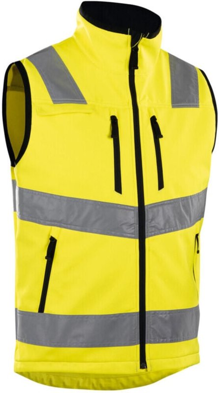 Blakläder Warnschutz-Softshell-Weste, gelb, Unisex-Größe: l