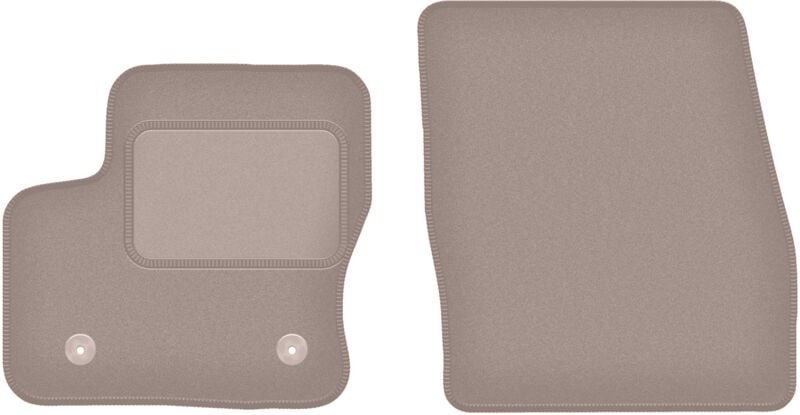 Beige Veloursmatten für: Ford Transit Connect Van (2013-2017)