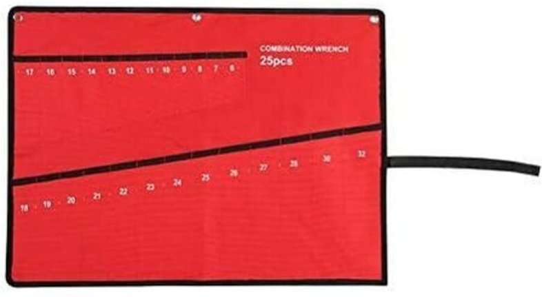 Aufrollbare Werkzeugtasche mit mehreren Taschen, Schraubenschlüsseltasche, verstellbarer Schraubenschlüssel, Werkzeug-Au...