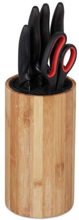 Messerblock aus bambus ohne messer 883