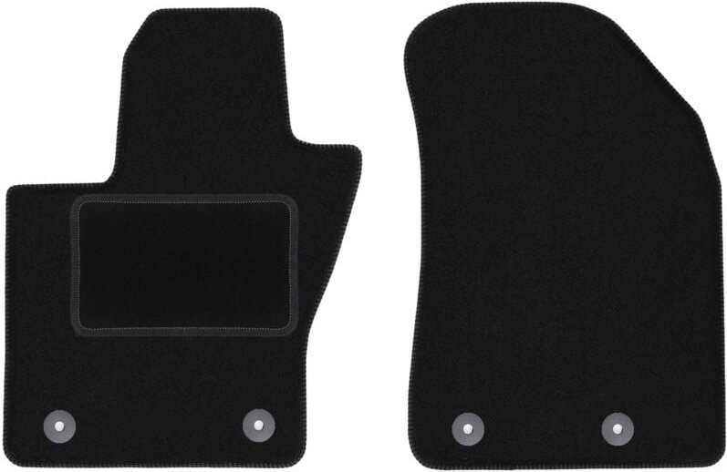 Vordere Matten schwarz für: Jeep Compass II MP SUV (2017-)