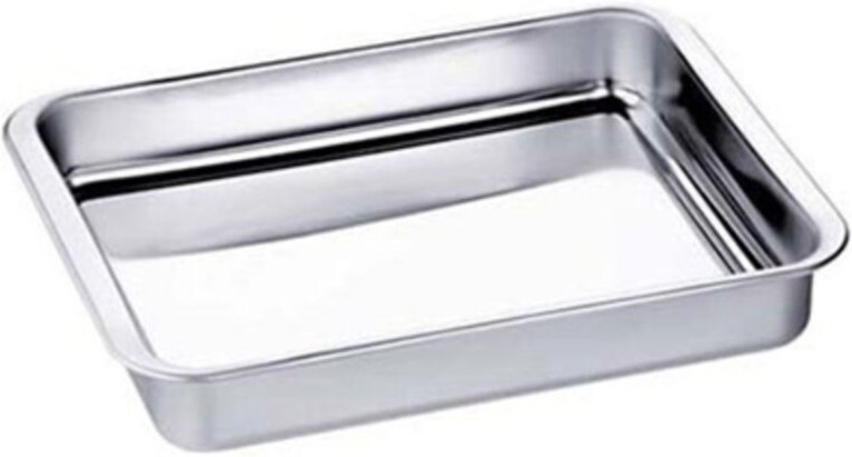 Lacor - Bratenpfanne Backofenblech Edelstahl 35x26x5cm 62535