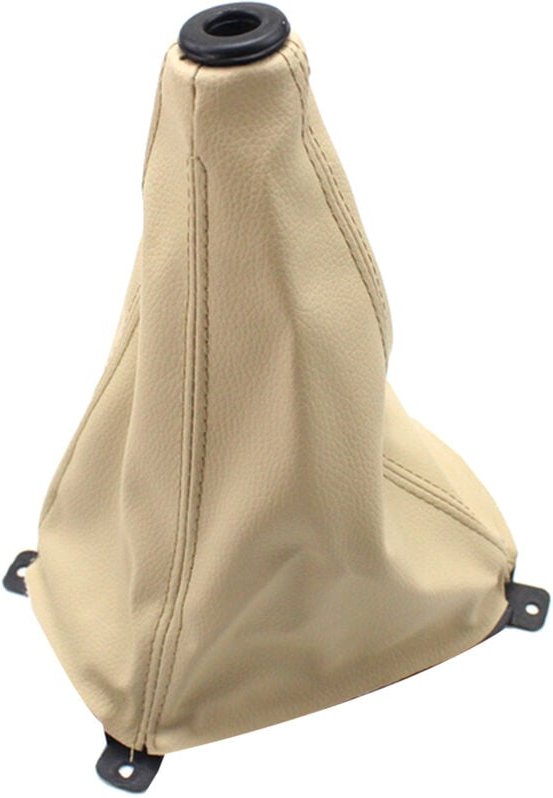 Thumbnail - Tlily - Auto pu Leder Manuelle Getriebe Schalthebel Staub Abdeckung für Beige