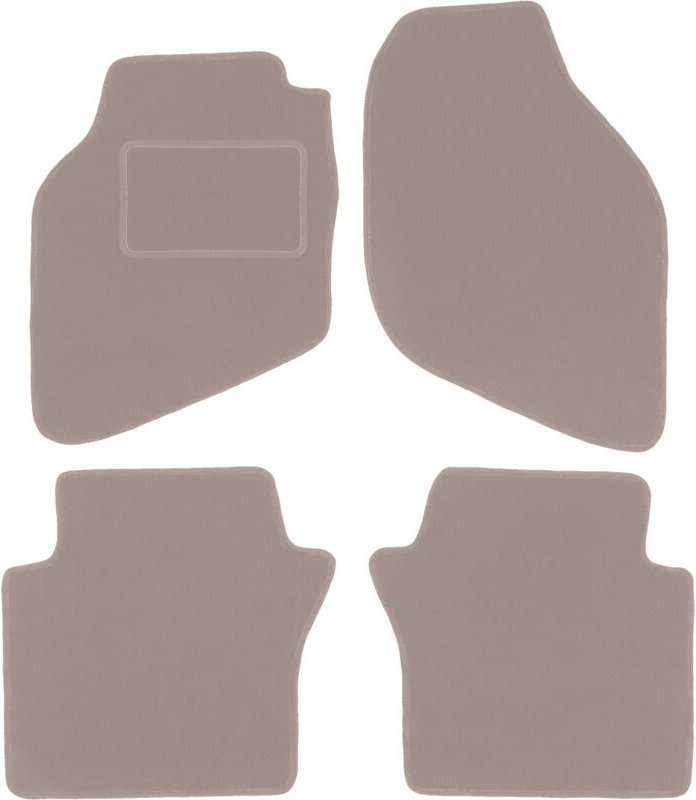 Beige Veloursmatten für: Honda Jazz II Fließheck (2002-2008)