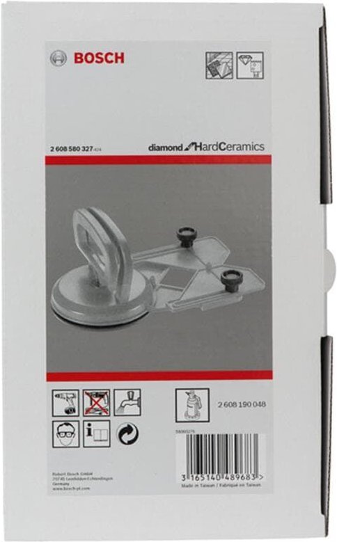 Bohrführungshilfe Zentrierhilfe für Diamantnassbohrer und Diamantlochsägen - Bosch