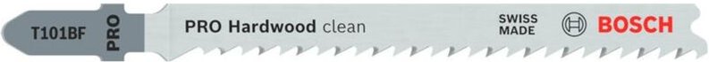 Bosch - pro Hardwood clean T101BF Stichsägeblatt 100 mm 2-tlg. - 2608655092