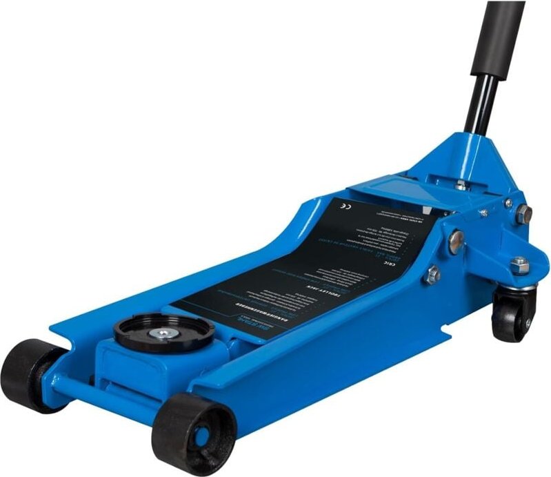 SW-Stahl 20741L Rangierwagenheber 3 t I Hydraulische Doppel Kolben Mechanik I Hubhöhe 95-535 mm I Anschlagschutz Kolbens...