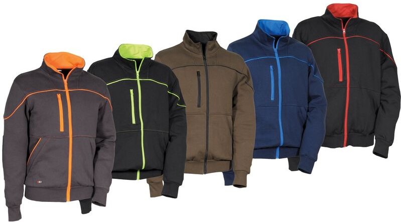 Dikli Arbeitsweatshirt - m - Schwarz / Rot - Cofra