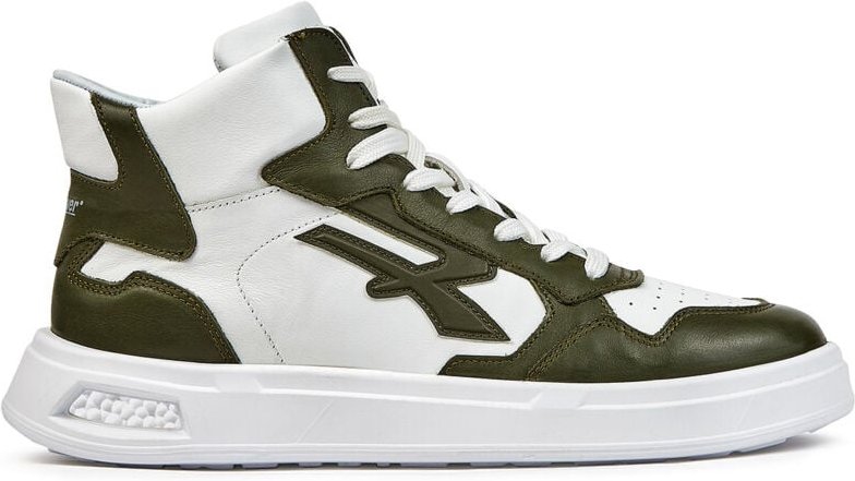 Hochwertige offene Arbeitstaschen EXA OB SR - Weiß/Grün 46