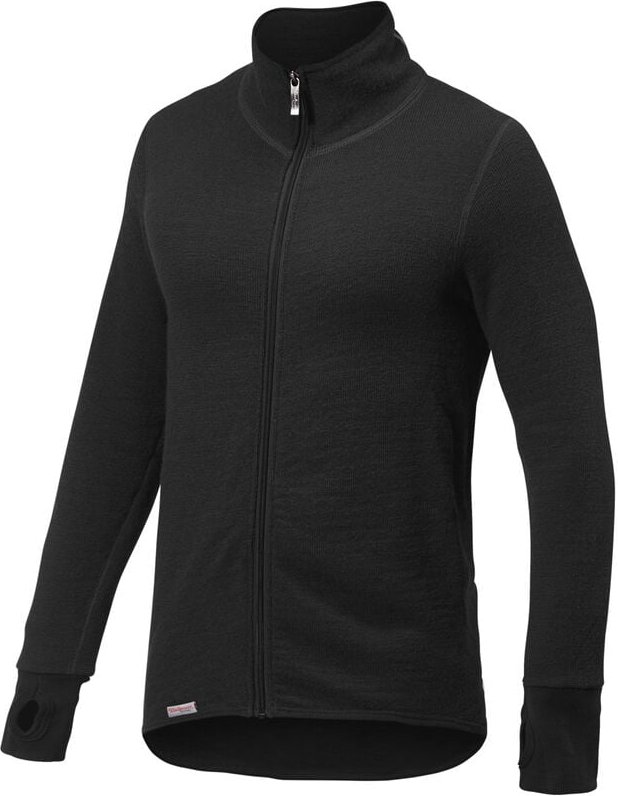 Full Zip Jacket 400 Funktionsjacke / Merino Jacke Black Größe m - Woolpower