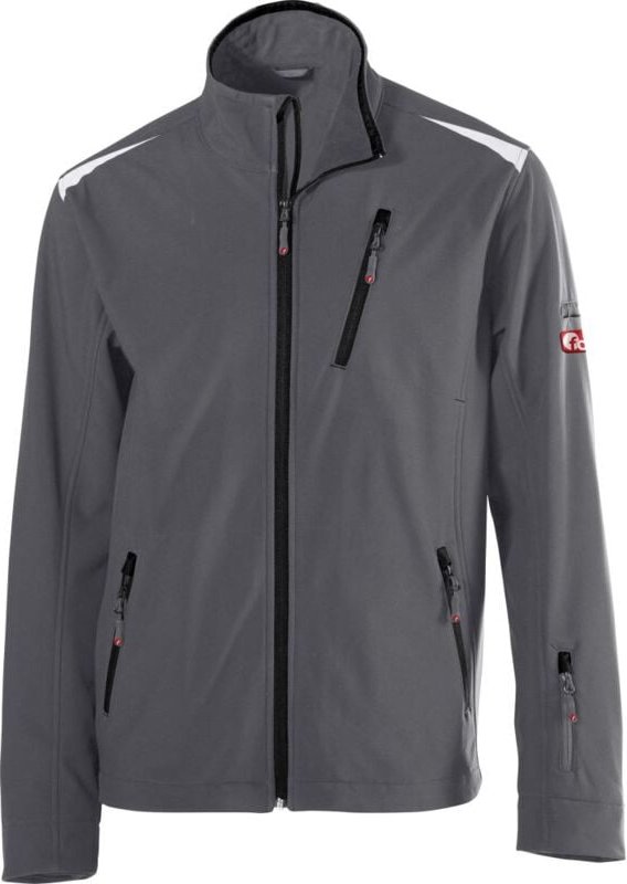 FORTIS Herren Jacke 24, d-grau/schwarz, Gr.L